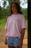 Houndsooth Pink Short Sleeve