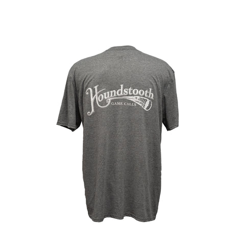 Heathered Grey Houndstooth Logo Shirt
